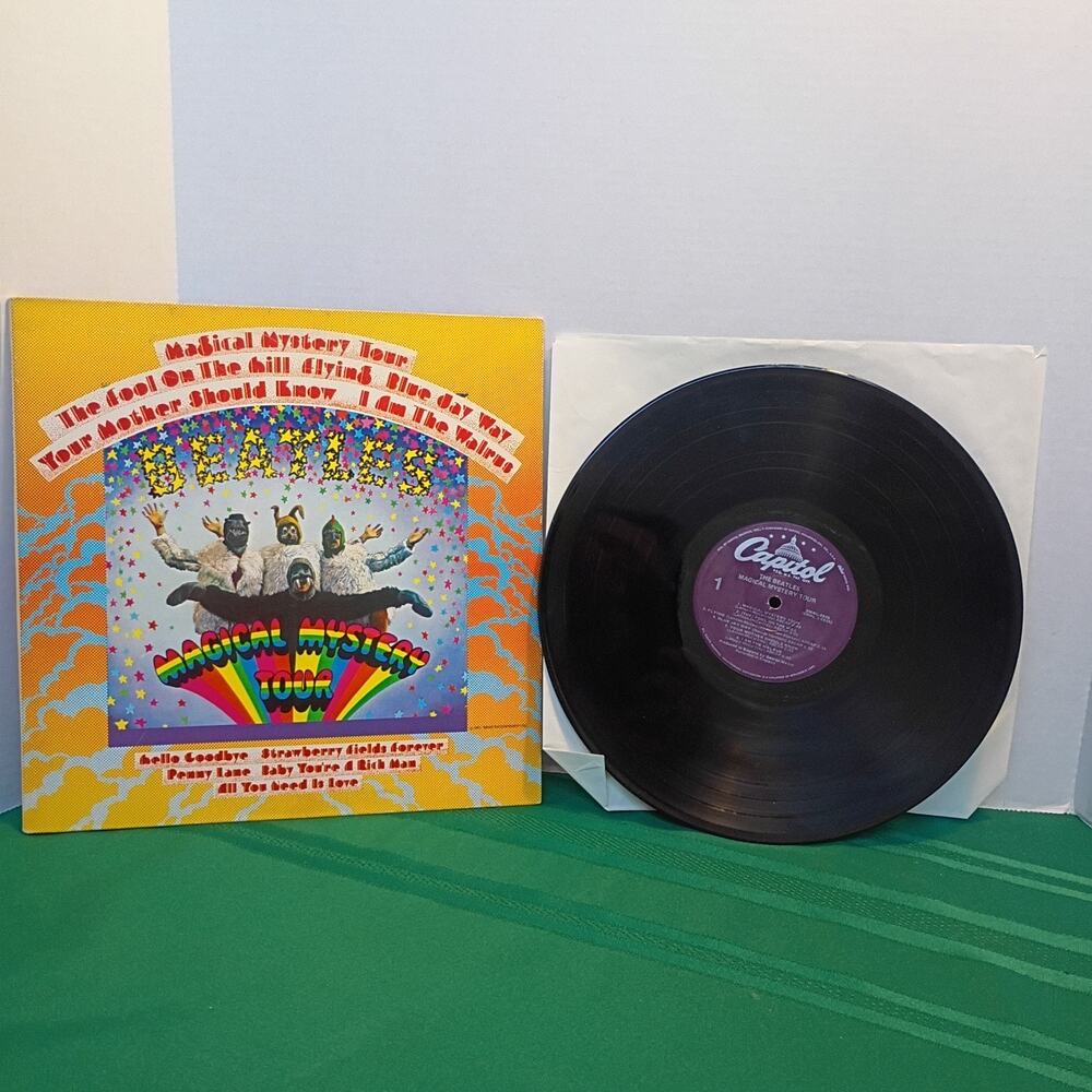 BEATLES MAGICAL MYSTERY TOUR 1978 CAPITOL SMAL 2835 PURPLE LABEL LP